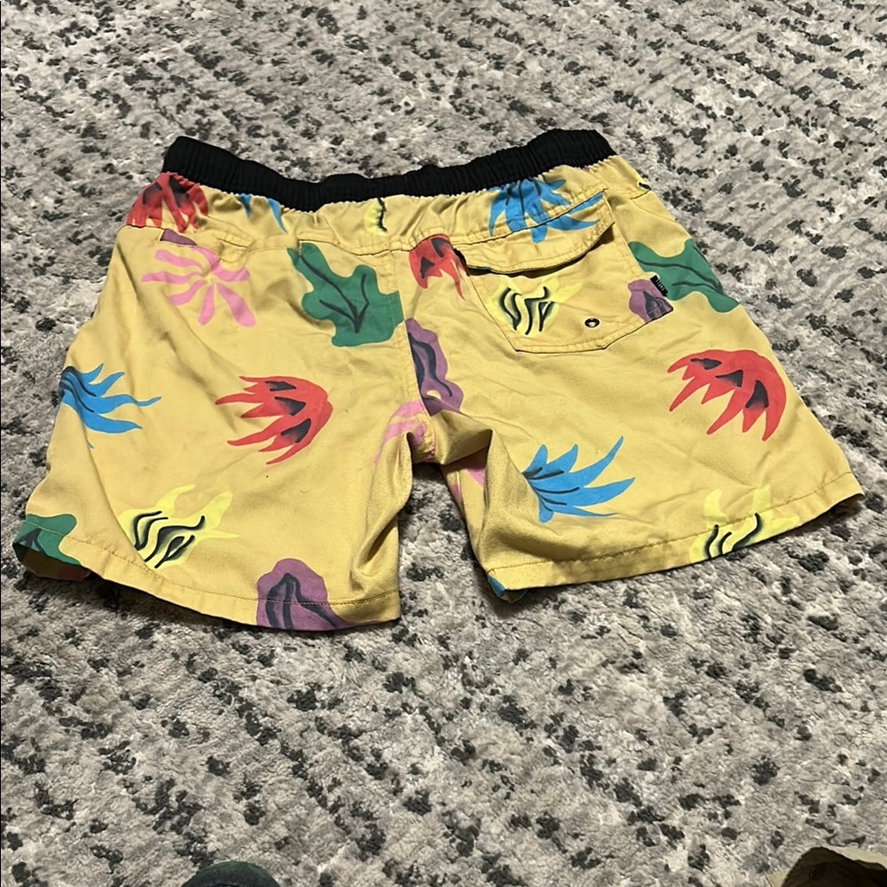 Swell Men's Yellow Patterned Drawstring Waist. So… - image 5